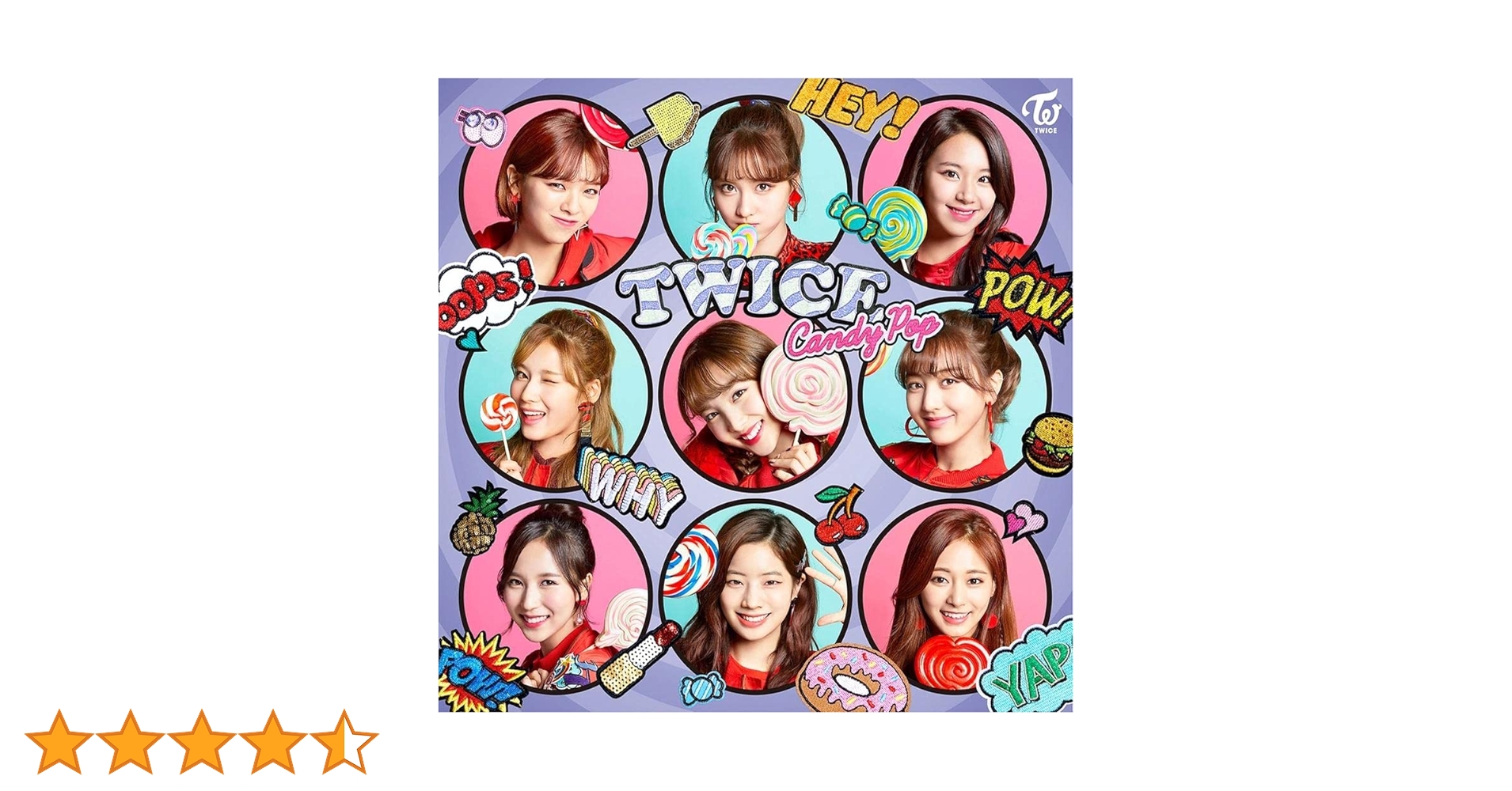 TWICE「Candy Pop 」 通常盤初回プレス★未開封10枚★ Amazon.co.jp: Candy Pop(通常盤) ※初回仕様終了: ミュージック